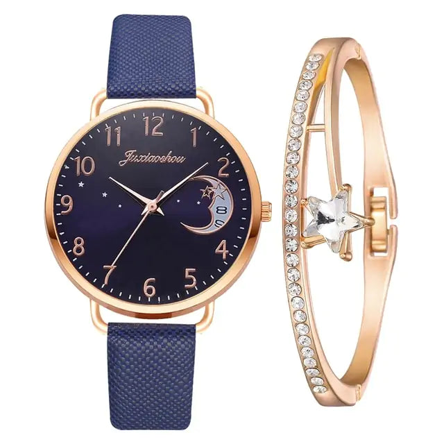 Moon Bracelet &amp; Watch Set