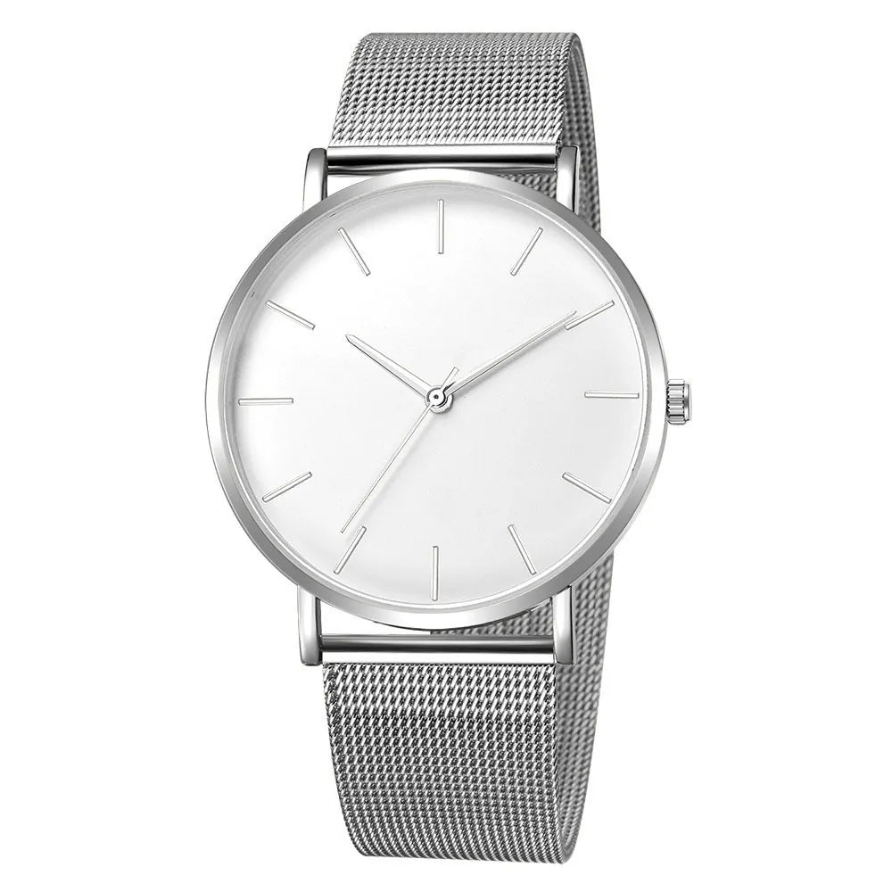 Mesh Belt Ultra-Thin Fashion Wrist Watch