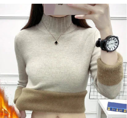 Thick Elastic Turtleneck for Women