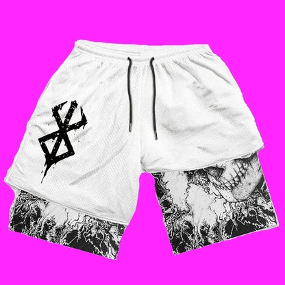 Y2K Men’s Anime Gym Shorts