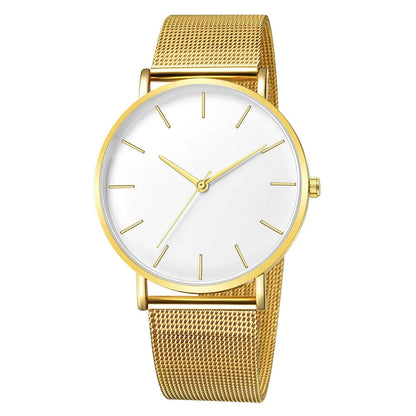 Mesh Belt Ultra-Thin Fashion Wrist Watch