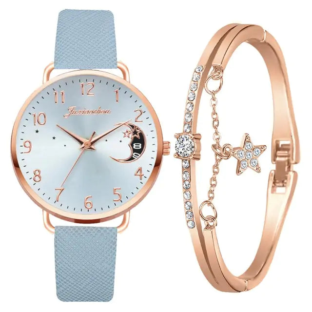 Moon Bracelet &amp; Watch Set